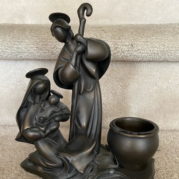 Partylite Bronze Tea Light Candle Holder - Picture 1 of 11